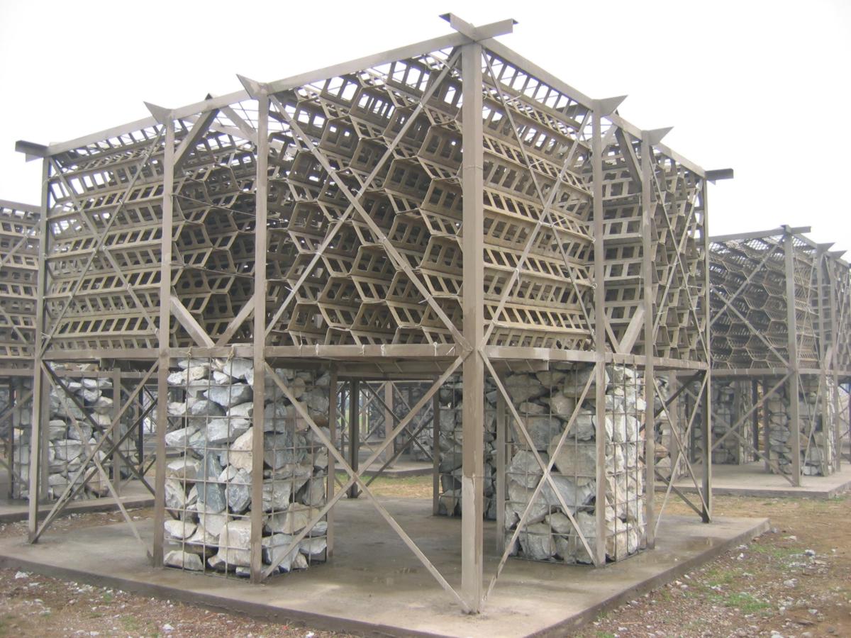Photo of Fibreglass anti-trawl biofilter 