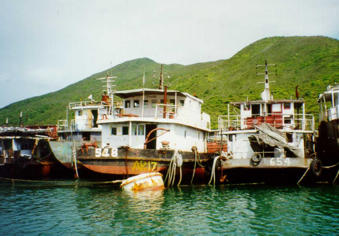 Photo of steel vessel artificial reef