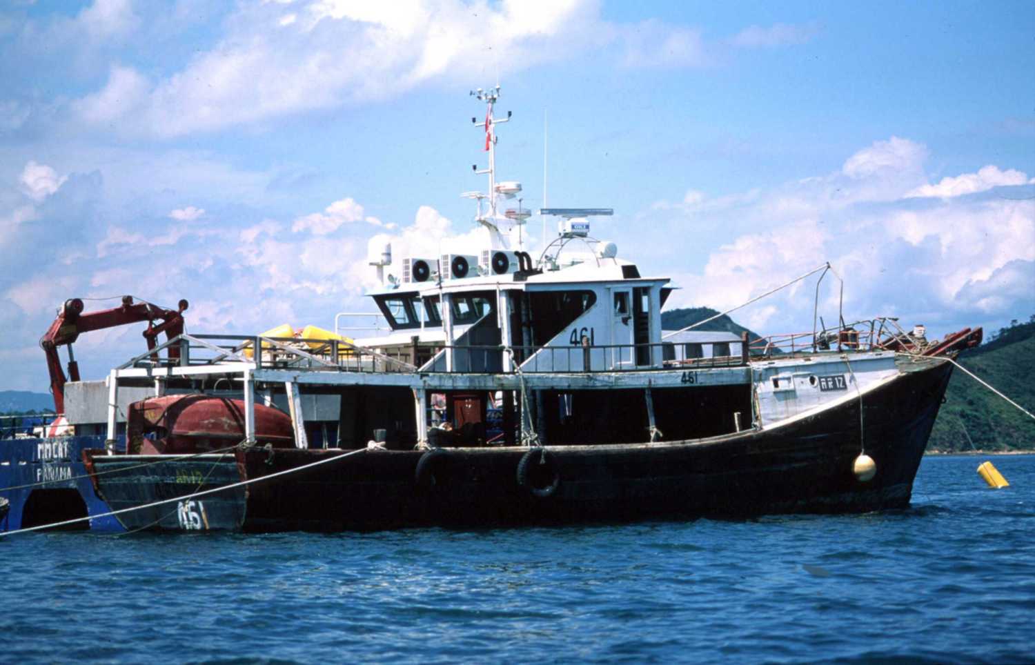 Photo of steel vessel artificial reef
