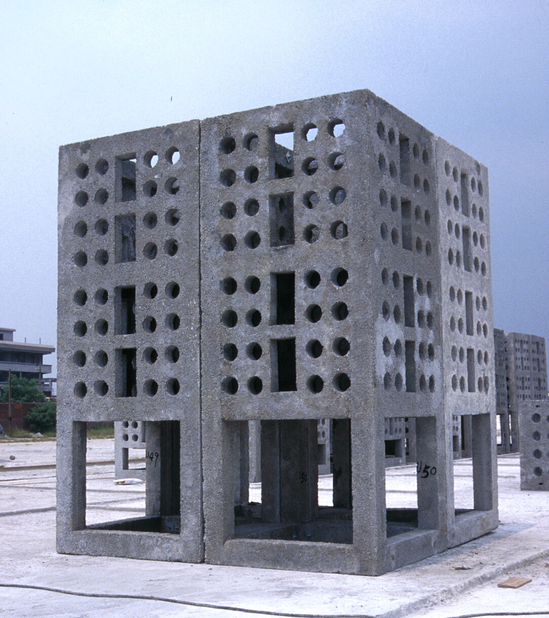 Photo of concrete box (Box 48) artificial reef