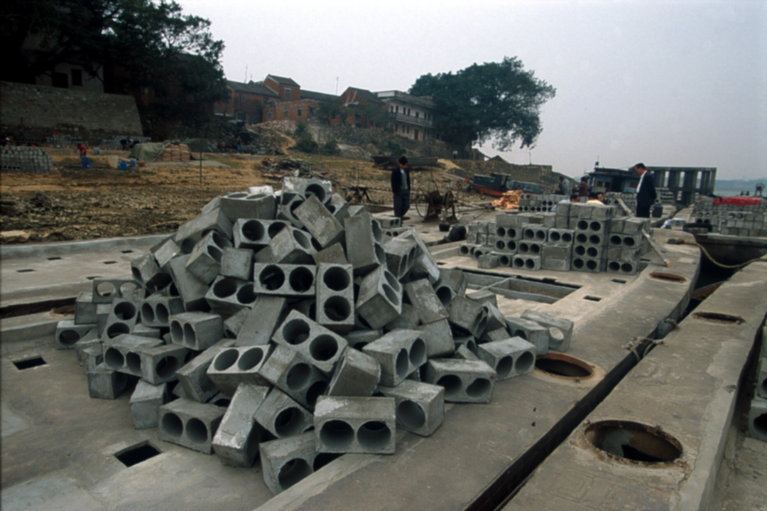 Photo of ferro-cement vessel artificial reefs