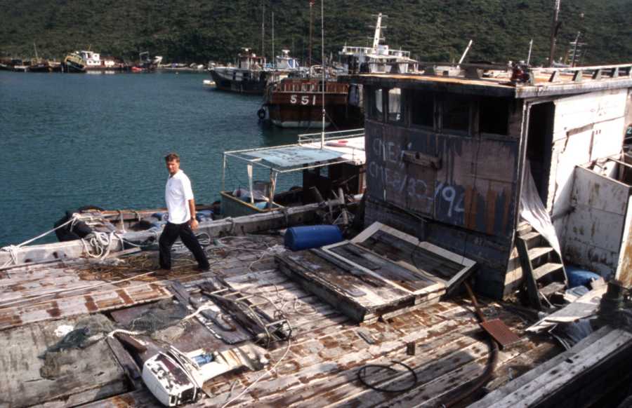 Photo of wooden vessel artificial reef